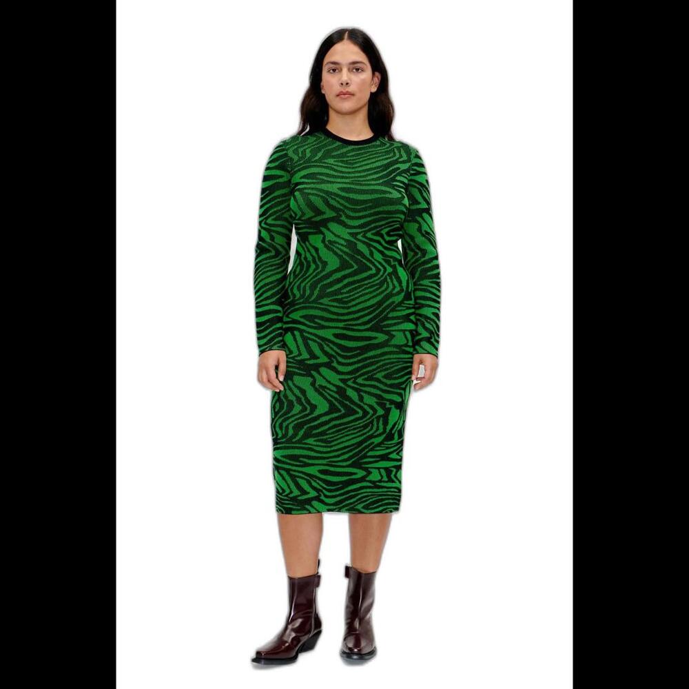 Stine Goya Chiara Zebra Print Dress Size XL NWOT